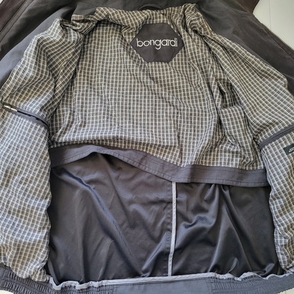 Bongardi Dark Grey Vintage Mens Farmcore Work Casual Jacket - Picture 8 of 10